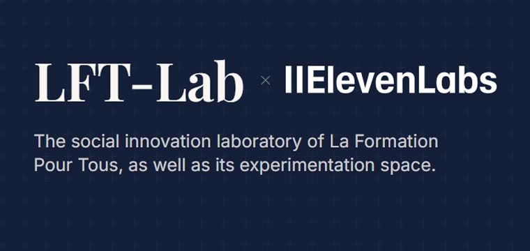 La Formation pour tous joins the ElevenLabs Impact Program